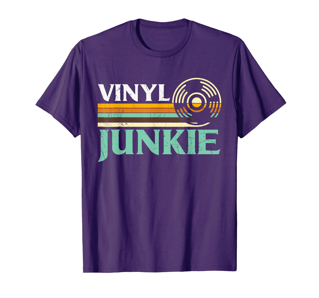 Funny Vinyl Junkie Music Lover 33 45 78 Rpm T-Shirt - Trendy Graphic Unisex - T-Shirt, Sweatshirt, Hoodie