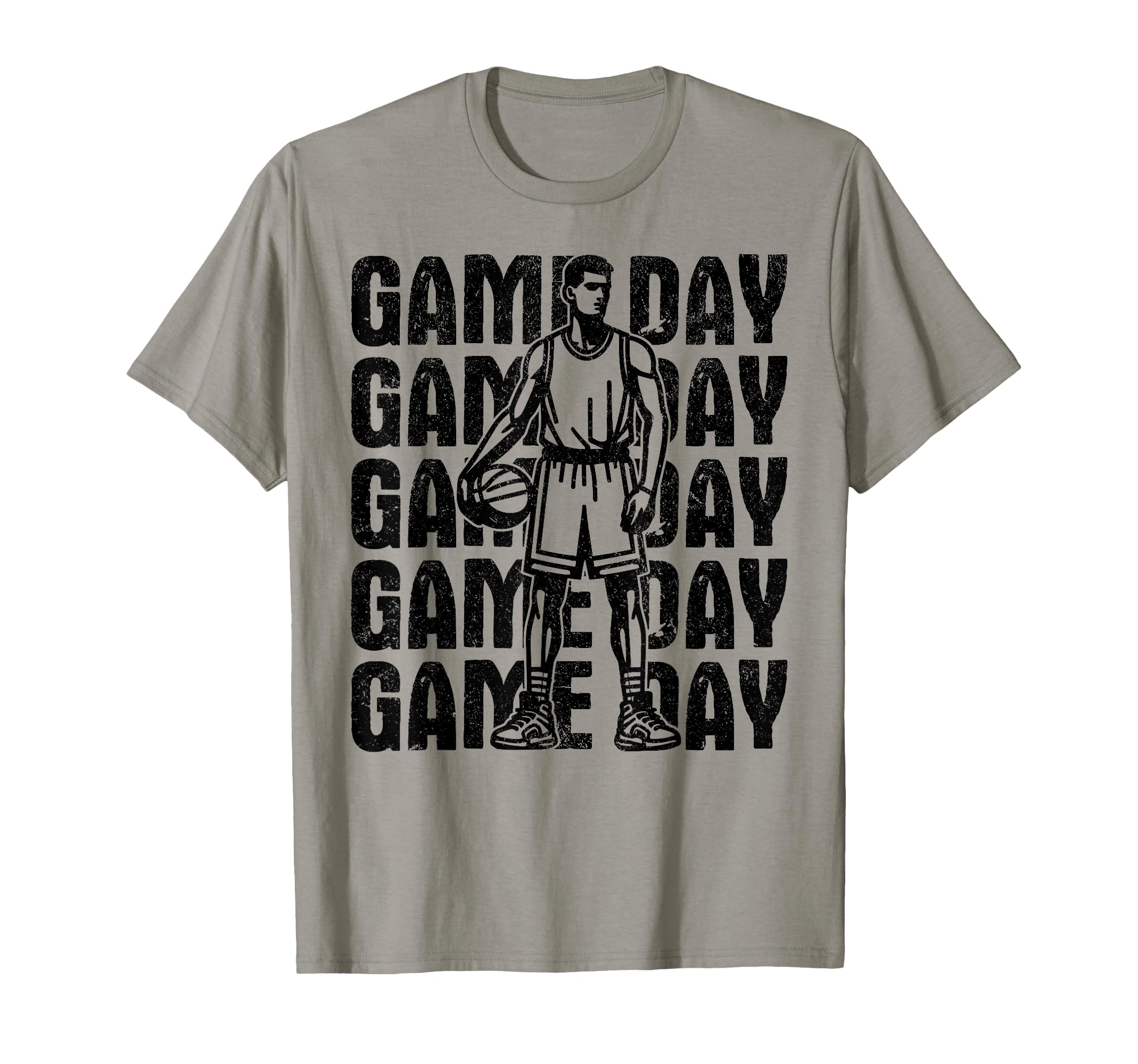 Game Day Basketball Basketball Mom T-Shirt - Unique Graphic for Adults - T-Shirt, Sweatshirt, Hoodie