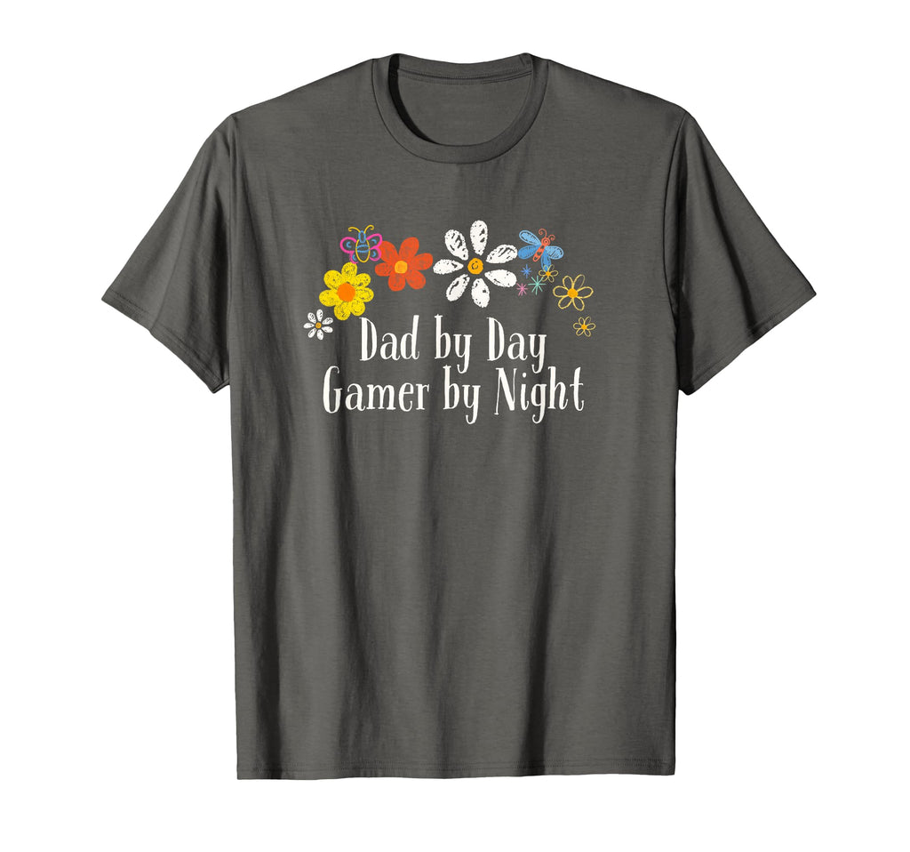 Floral Artwork Dad Day Gamer Night T-Shirt - Custom Art Print for Adults - T-Shirt, Sweatshirt, Hoodie