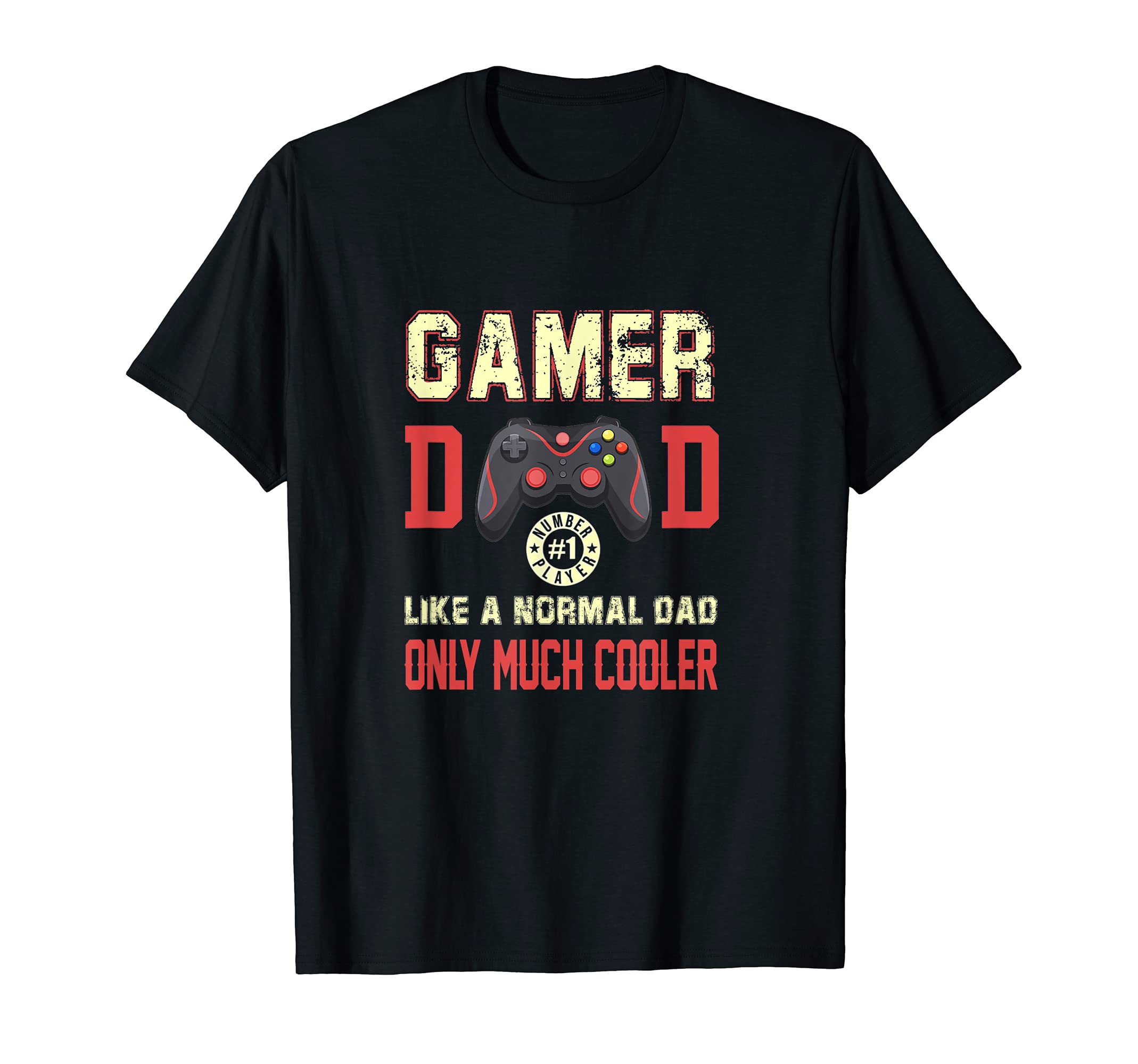 Video Gamer Daddy Im Gamer Dad Gaming Funny T-Shirt - Unique Graphic Unisex - T-Shirt, Sweatshirt, Hoodie