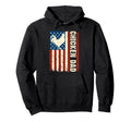 Chicken Dad Usa Flag Fathers Day Farmers Hoodie - Minimalist Print Unisex - T-Shirt, Sweatshirt, Hoodie