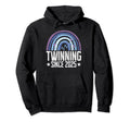 Twinning Since 2025 Twin Dad Hoodie - Novelty Apparel Unisex - T-Shirt, Sweatshirt, Hoodie