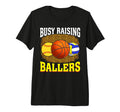 Busy Raising Ballers Softball Basketball T-Shirt - Graphic Print Men Women - T-Shirt, Sweatshirt, Hoodie