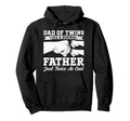 Funny Twin Dad Like Normal Dad Hoodie - Casual Everyday Wear for Adults - T-Shirt, Sweatshirt, Hoodie