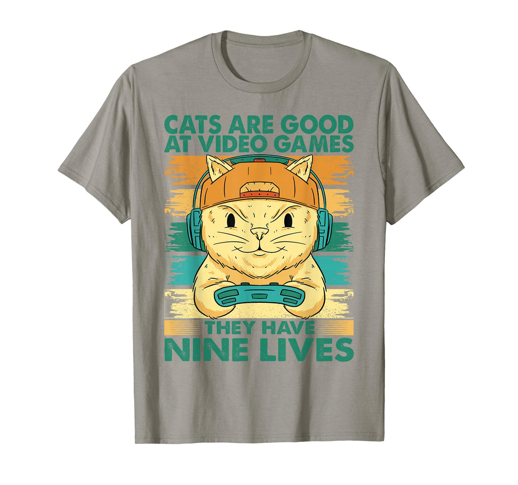 Cats Are Good Video Games Funny Dad T-Shirt - Streetwear Style Men Women - T-Shirt, Sweatshirt, Hoodie