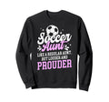 Soccer Aunt Soccer Player Auntie Sweatshirt - Custom Art Print for Adults - T-Shirt, Sweatshirt, Hoodie