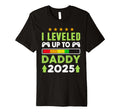 Promoted To Daddy 2025 Leveled T-Shirt - Casual Everyday Wear for Adults - T-Shirt, Sweatshirt, Hoodie