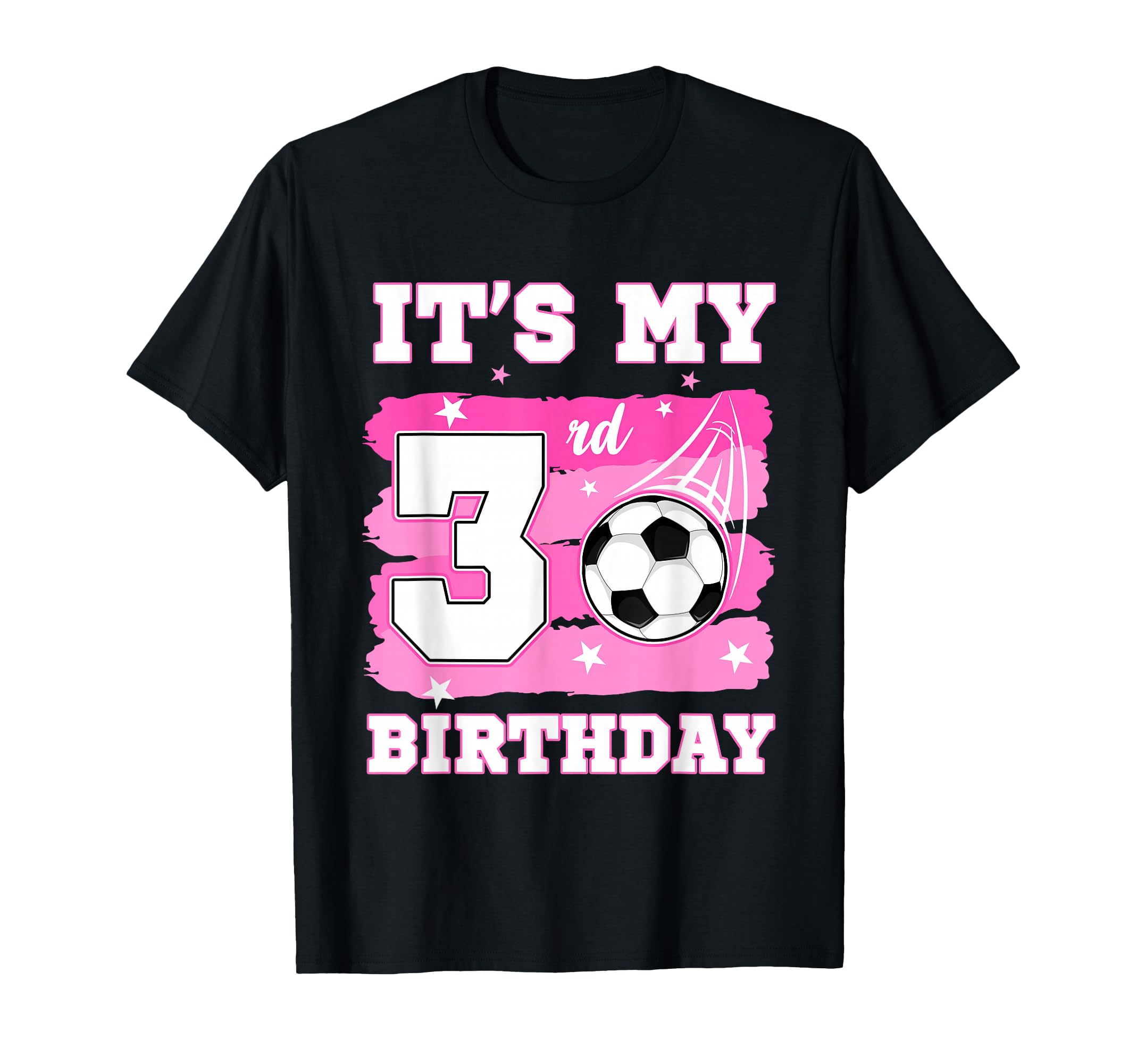 Its My 3Rd Birthday Soccer Theme 3 T-Shirt - Minimalist Print for Adults - T-Shirt, Sweatshirt, Hoodie