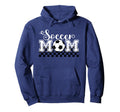 Soccer Mom Soccer Mama Checkered Hoodie - Aesthetic Graphic for Adults - T-Shirt, Sweatshirt, Hoodie