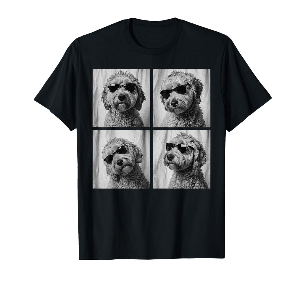 Golden Doodle Sunglasses Photobooth T-Shirt - Aesthetic Graphic for Adults - T-Shirt, Sweatshirt, Hoodie