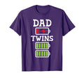 Dad Twins Father Twins Twin Dad T-Shirt - Unique Graphic Unisex - T-Shirt, Sweatshirt, Hoodie