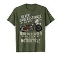 Mens Us Veteran Military Motorcycle T-Shirt - Fun Novelty Design Men Women - T-Shirt, Sweatshirt, Hoodie