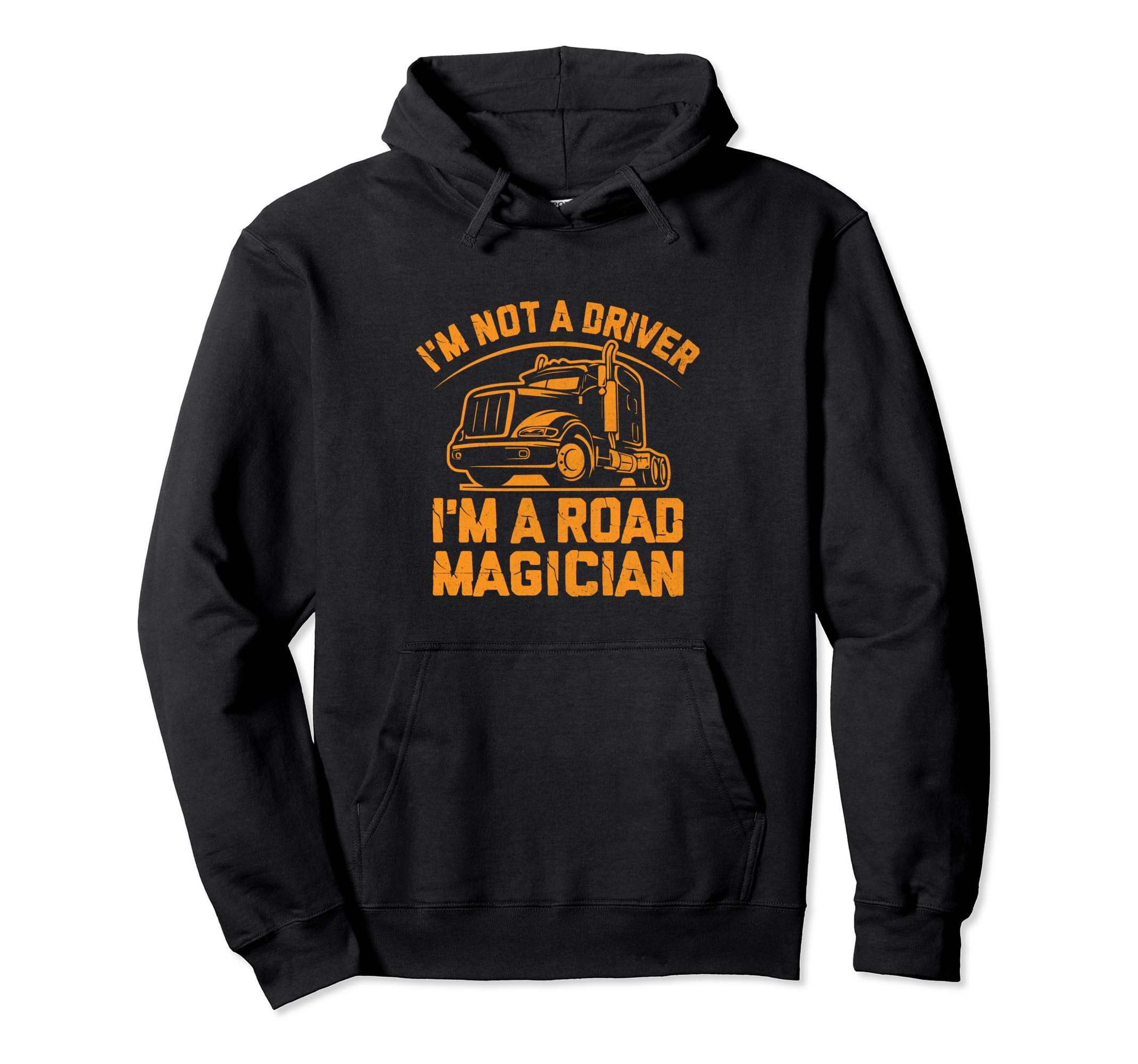 Trucker Driving Dad Trucker Father Hoodie - Custom Art Print Men Women - T-Shirt, Sweatshirt, Hoodie
