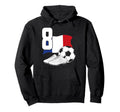 8 Soccer Birthday Gift Soccer Fan Sports Hoodie - Novelty Apparel Unisex - T-Shirt, Sweatshirt, Hoodie