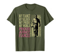 My Fiance My Soldier Hero Proud Army T-Shirt - Graphic Print Men Women - T-Shirt, Sweatshirt, Hoodie
