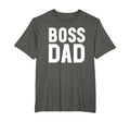 Boss Dad Dad Boss Fathers Day Shirts Boss T-Shirt - Graphic Print Unisex - T-Shirt, Sweatshirt, Hoodie