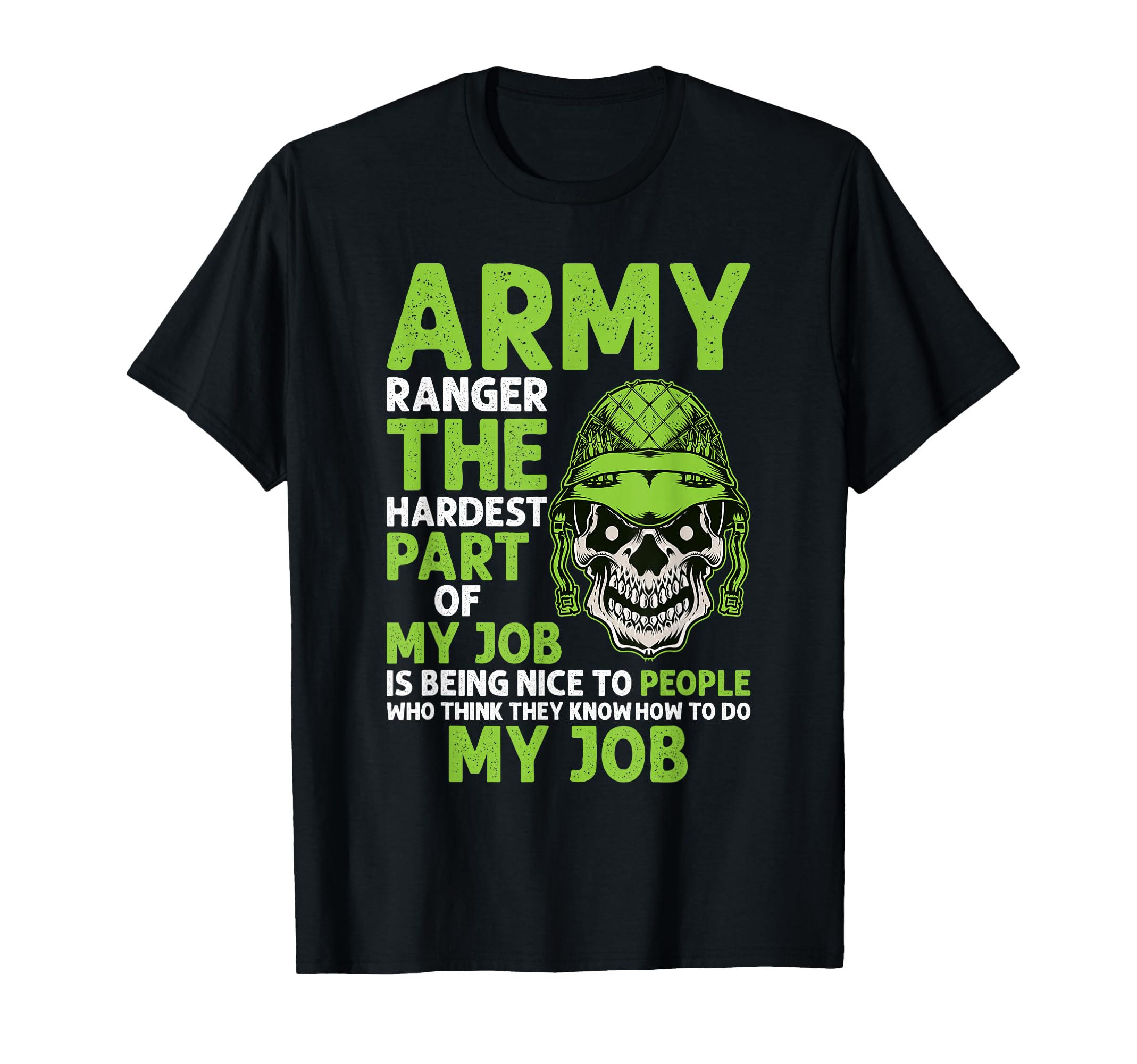 Army Ranger Dad Military Veteran T-Shirt - Graphic Print Men Women - T-Shirt, Sweatshirt, Hoodie