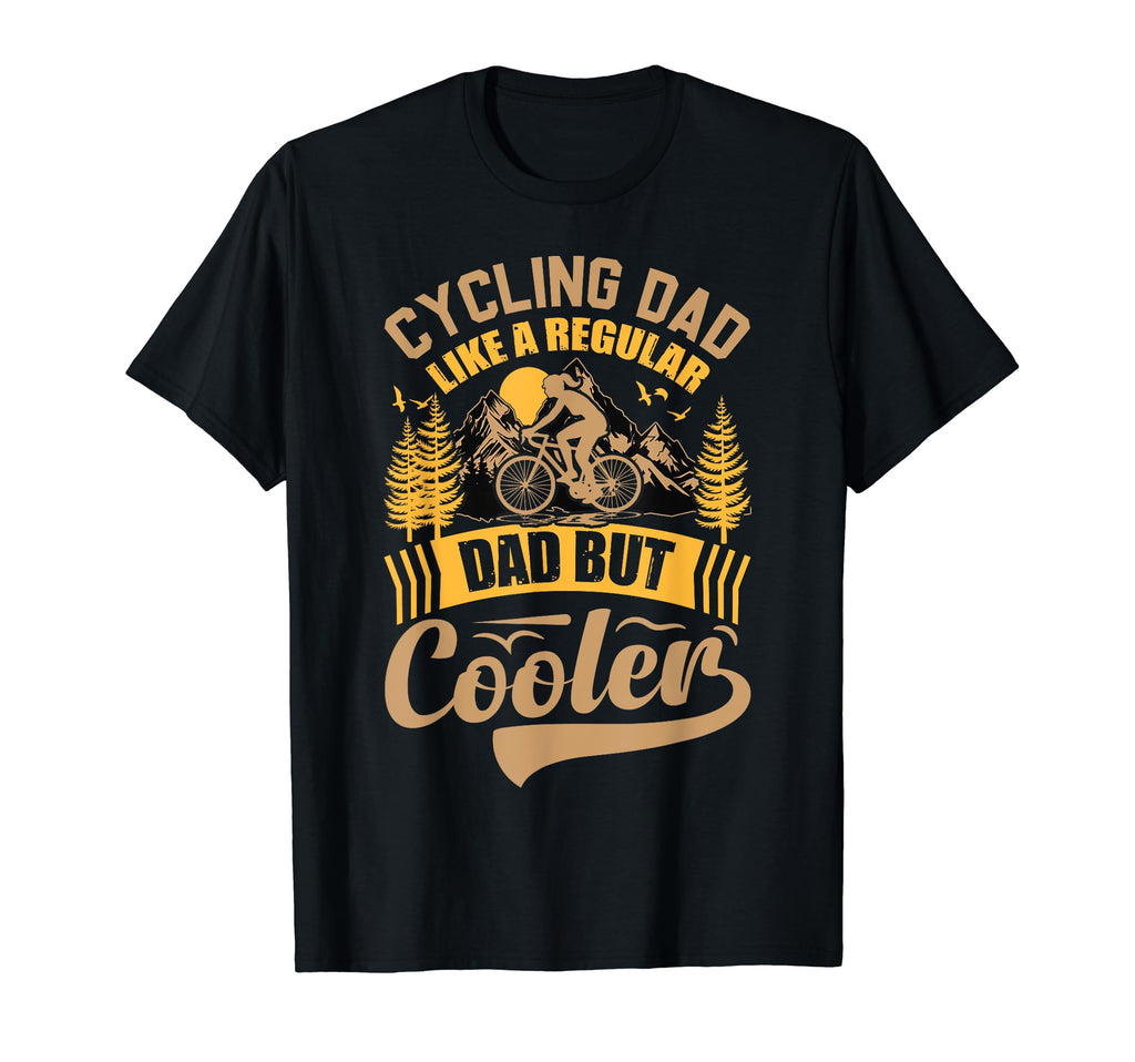 Cycling Dad Like Regular Dad But T-Shirt - Minimalist Print Men Women - T-Shirt, Sweatshirt, Hoodie