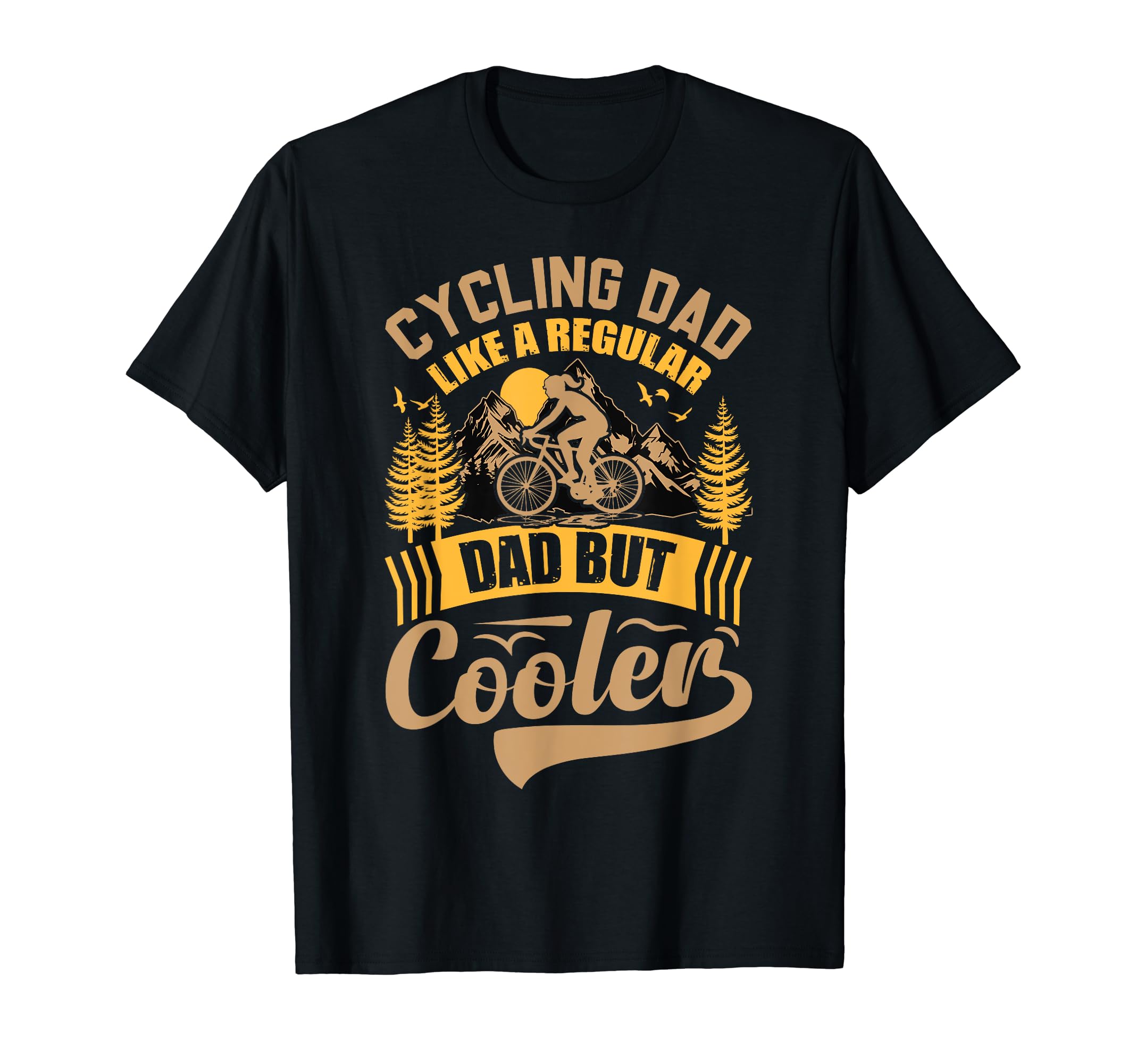 Cycling Dad Like Regular Dad But T-Shirt - Minimalist Print Men Women - T-Shirt, Sweatshirt, Hoodie