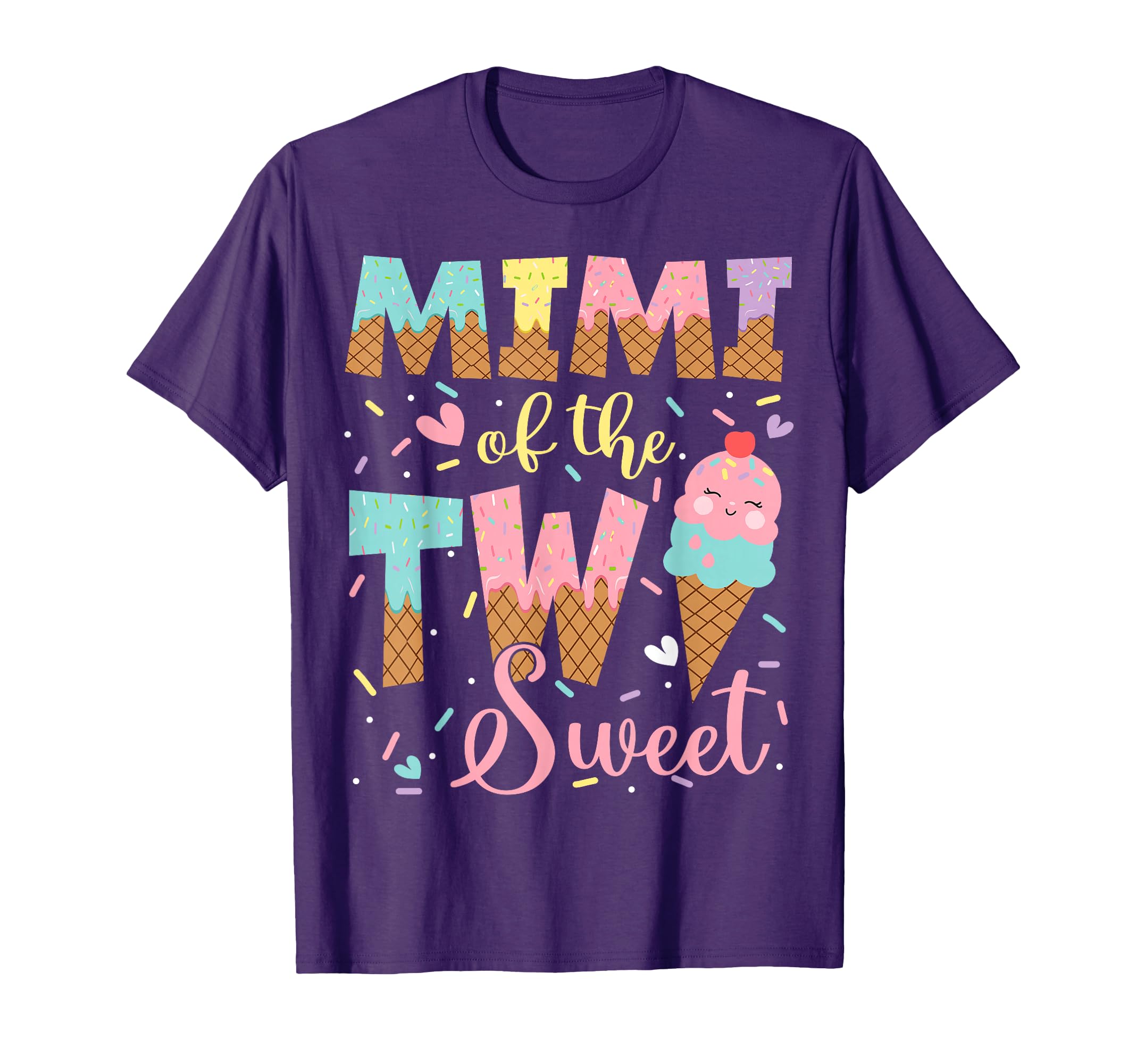 Mimi Two Sweet 2Nd Birthday Ice T-Shirt - Fun Novelty Design Men Women - T-Shirt, Sweatshirt, Hoodie
