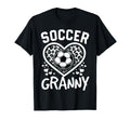 Soccer Granny Leopard Heart Granny T-Shirt - Minimalist Print for Adults - T-Shirt, Sweatshirt, Hoodie