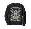 Dad Biker Funny Motorcycle Rider Sweatshirt - Trendy Graphic Unisex - T-Shirt, Sweatshirt, Hoodie