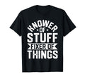 Knower Stuff Fixer Things Funny Handyman T-Shirt - Minimalist Print Unisex - T-Shirt, Sweatshirt, Hoodie