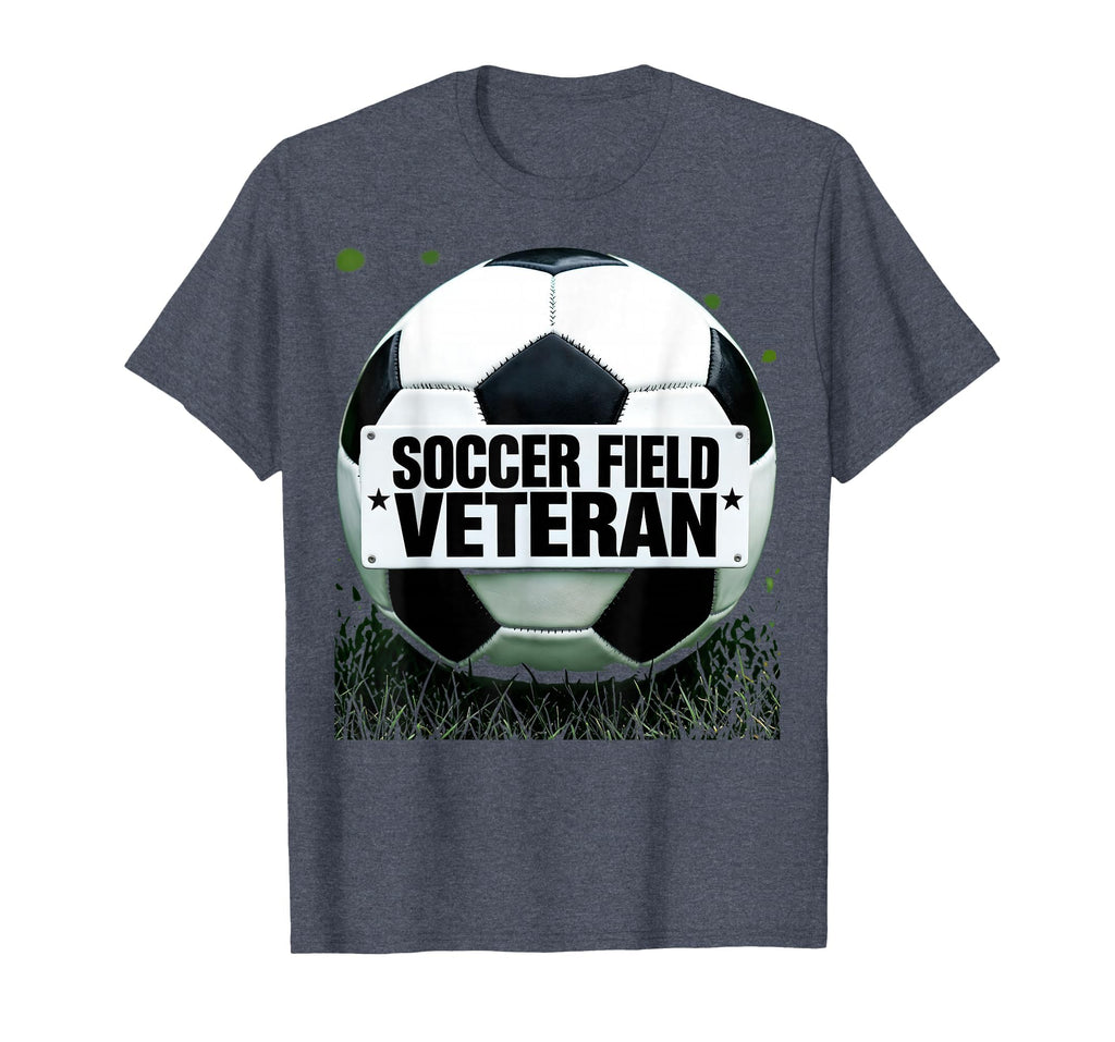 Soccer Field Veteran Soccer Mom T-Shirt - Minimalist Print Unisex - T-Shirt, Sweatshirt, Hoodie