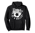 Pops Baller Soccer Pops Soccer Player Hoodie - Custom Art Print for Adults - T-Shirt, Sweatshirt, Hoodie