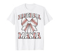 Baseball Mama Sports Mom Leopard T-Shirt - Streetwear Style Unisex - T-Shirt, Sweatshirt, Hoodie