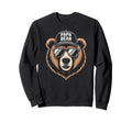 Papa Bear Shades Hat Sweatshirt - Novelty Apparel Unisex - T-Shirt, Sweatshirt, Hoodie