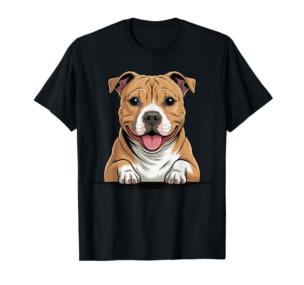 Artistic Staffy Nanny Dog Staffordshire T-Shirt - Novelty Apparel Unisex - T-Shirt, Sweatshirt, Hoodie