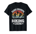 Daddy Grandpa Hiking Legend Hiker T-Shirt - Custom Art Print Unisex - T-Shirt, Sweatshirt, Hoodie