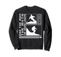 Dad Myth Skiing Legend Skiing Sweatshirt - Custom Art Print for Adults - T-Shirt, Sweatshirt, Hoodie