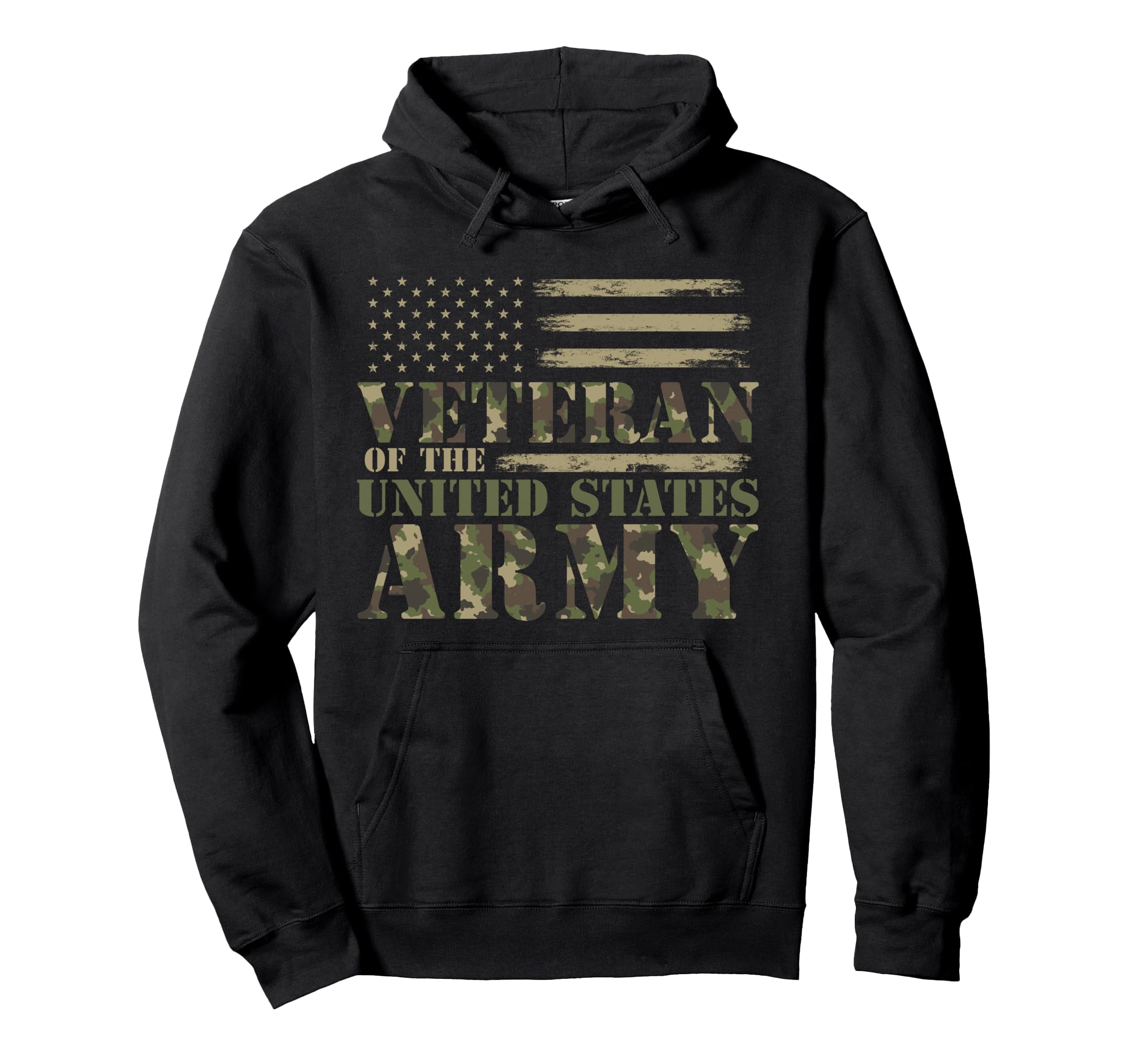 Veteran United States Army Camouflage Us Hoodie - Streetwear Style Unisex - T-Shirt, Sweatshirt, Hoodie