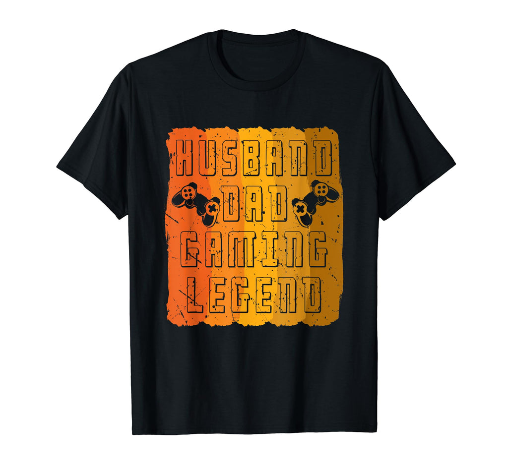 Mens Husband Dad Gaming Legend T-Shirt - Custom Art Print Unisex - T-Shirt, Sweatshirt, Hoodie