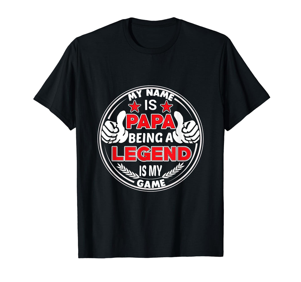 Papa Legend Best Dad T-Shirt - Graphic Print Unisex - T-Shirt, Sweatshirt, Hoodie