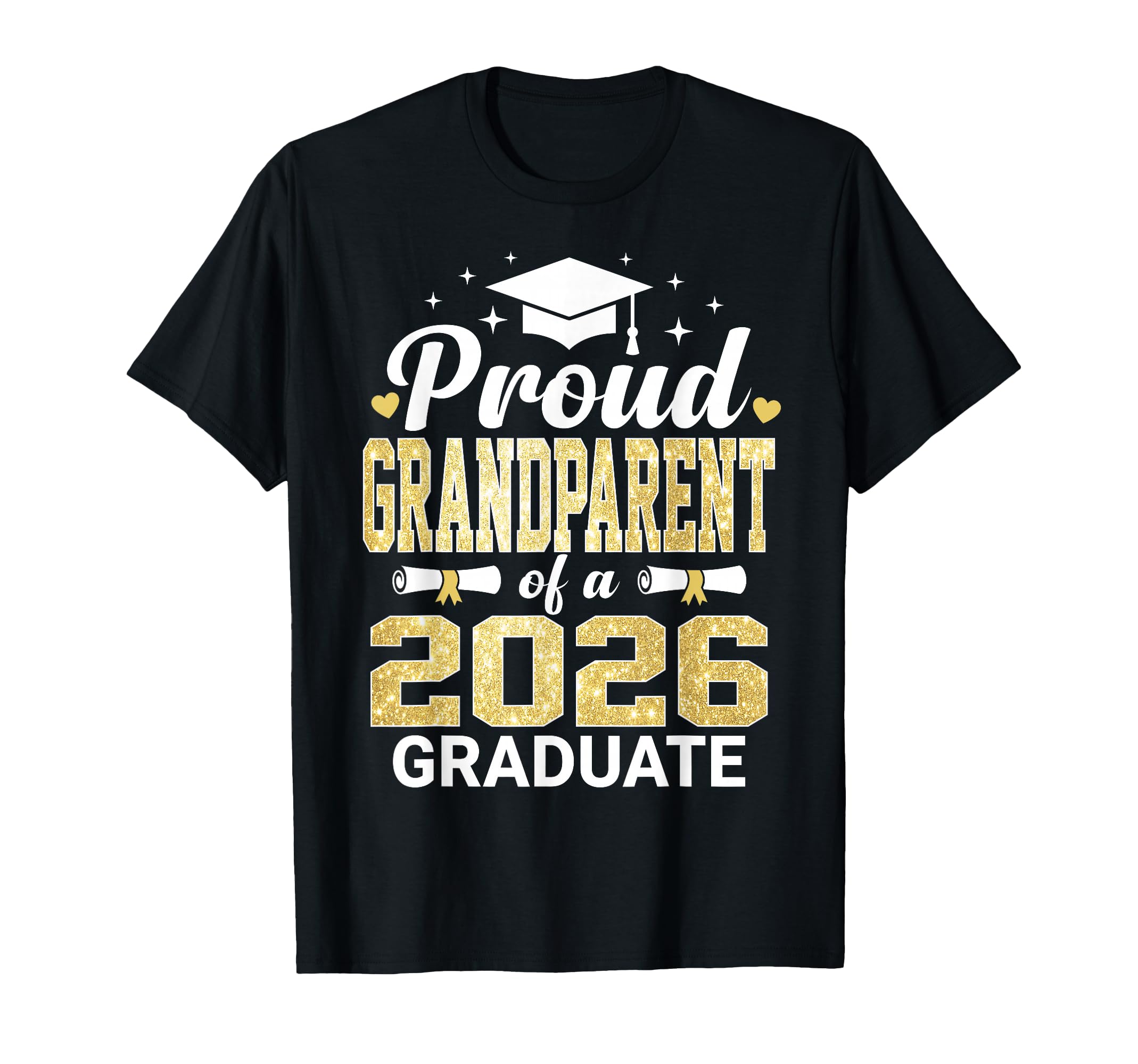 Proud Grandparent 2026 Graduate Class T-Shirt - Unique Graphic Unisex - T-Shirt, Sweatshirt, Hoodie
