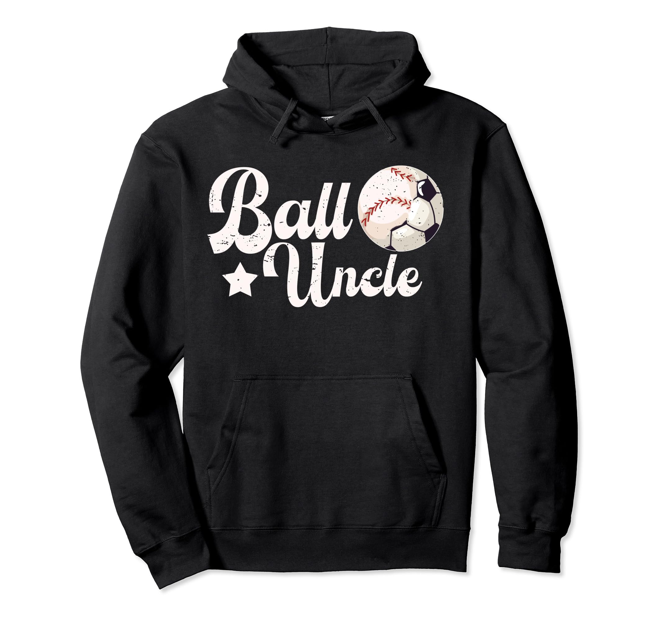 Ball Uncle Proud Soccer Baseball Uncle Hoodie - Novelty Apparel for Adults - T-Shirt, Sweatshirt, Hoodie