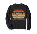 I Do My Own Stunts Funny Cycling Sweatshirt - Minimalist Print for Adults - T-Shirt, Sweatshirt, Hoodie