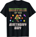 Brother Of The Birthday Boy Video Gamer Pixel Number - Adult & Kids T-Shirts, Sweatshirts & Hoodies apparel design preview 1