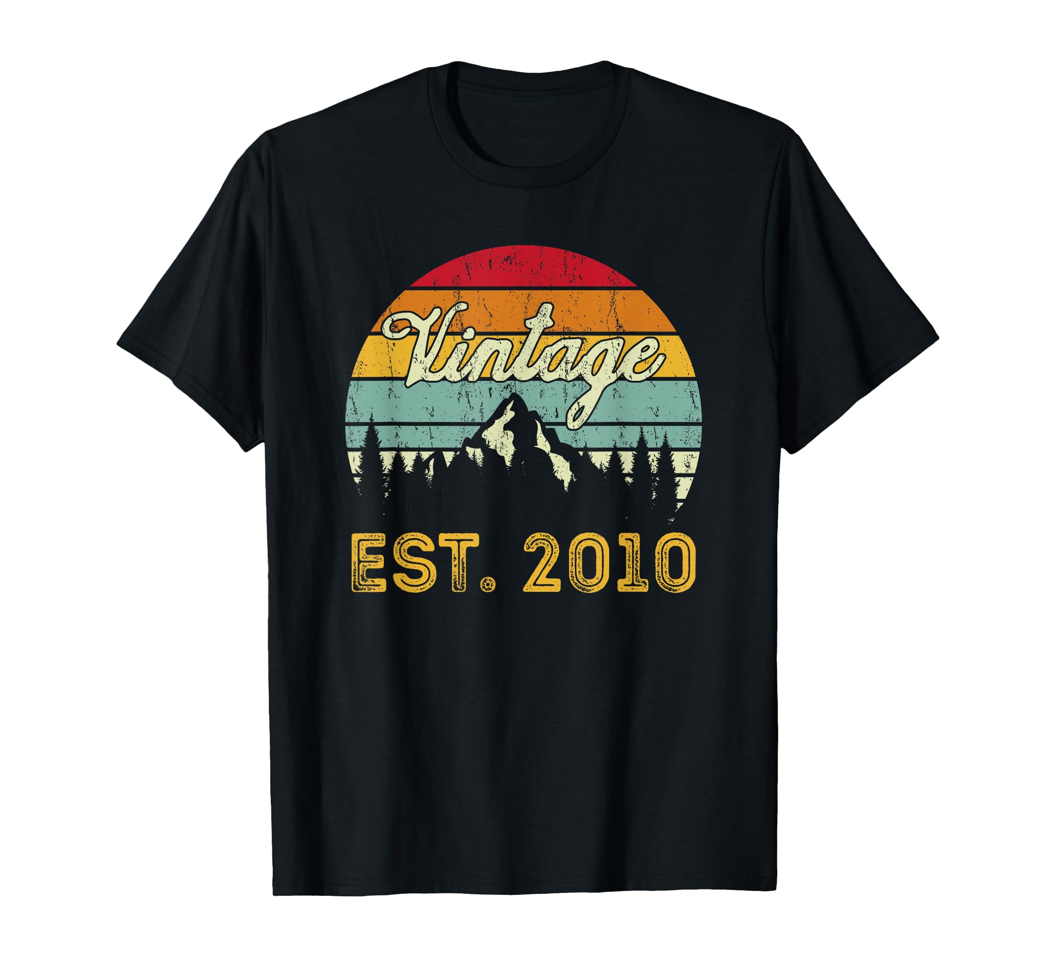 Est 2010 Birthday Year 2010 T-Shirt - Novelty Apparel Men Women - T-Shirt, Sweatshirt, Hoodie