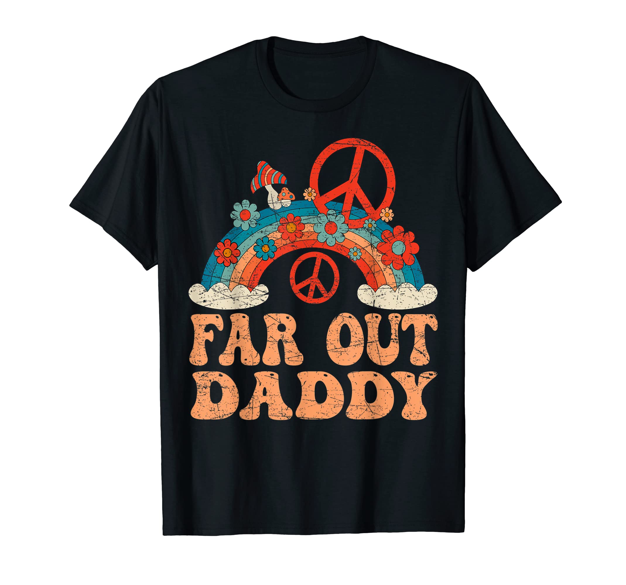 Mens Far Out Daddy 70S Aesthetic 1970S T-Shirt - Novelty Apparel Men Women - T-Shirt, Sweatshirt, Hoodie