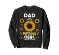 Dad Birthday Sunflower Party Sweatshirt - Custom Art Print for Adults - T-Shirt, Sweatshirt, Hoodie