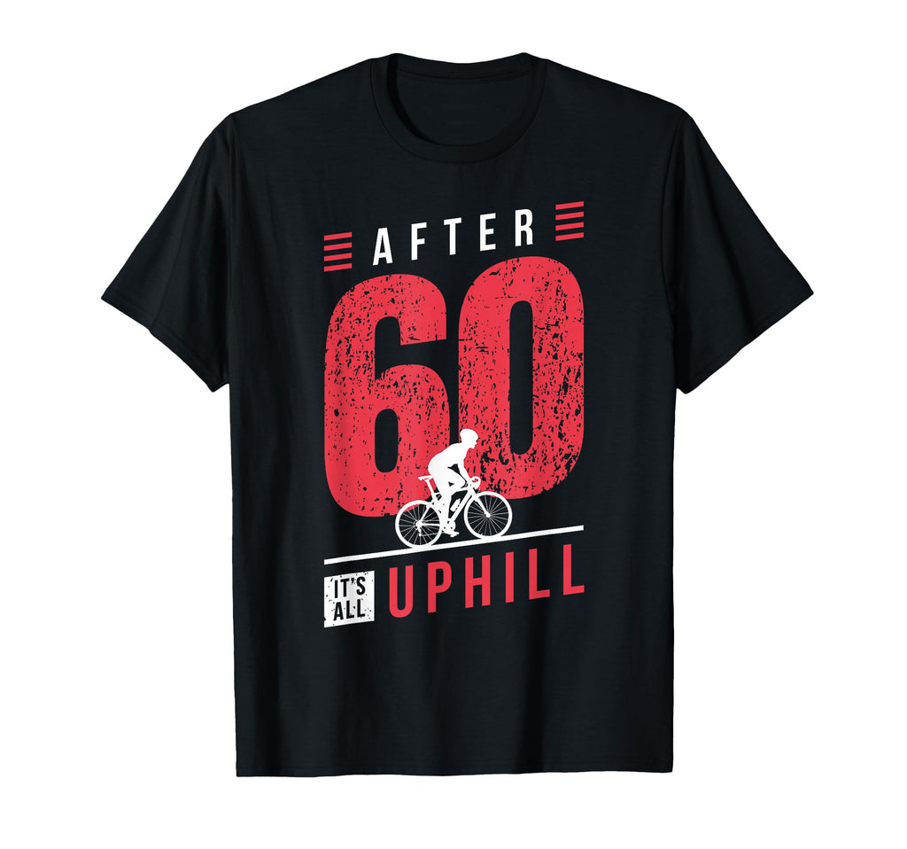 Cyclist 60Th Birthday Cycling Dad T-Shirt - Graphic Print for Adults - T-Shirt, Sweatshirt, Hoodie