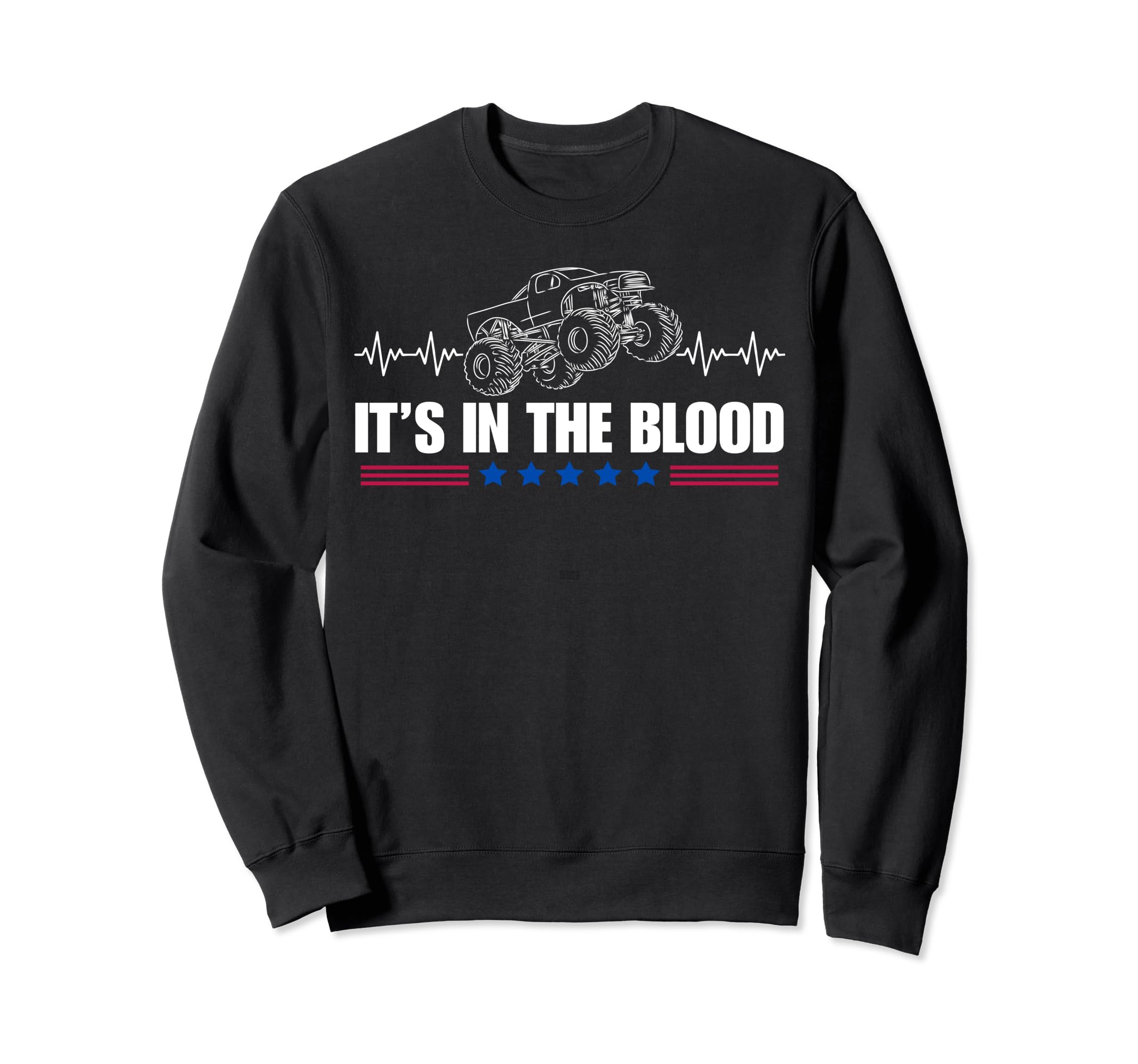 Monster Truck Mom Dad Monster Truck Sweatshirt - Custom Art Print Unisex - T-Shirt, Sweatshirt, Hoodie