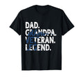 Dad Grandpa Veteran Legend Funny T-Shirt - Aesthetic Graphic Unisex - T-Shirt, Sweatshirt, Hoodie