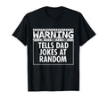 Dad Funny Warning Tells Dad Jokes T-Shirt - Minimalist Print for Adults - T-Shirt, Sweatshirt, Hoodie