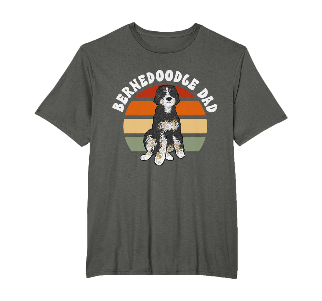 Bernedoodle Dog Bernedoodle Dad T-Shirt - Casual Everyday Wear for Adults - T-Shirt, Sweatshirt, Hoodie