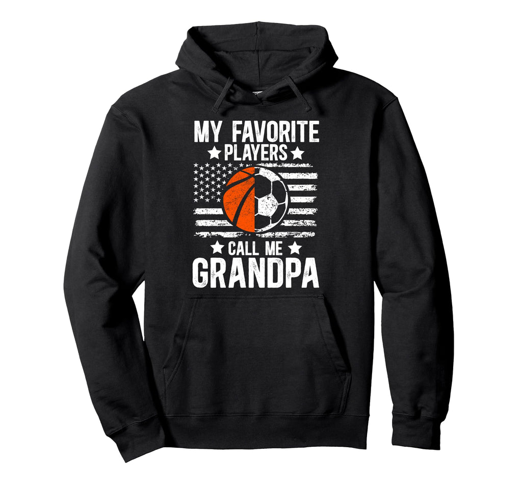 Favorite Players Call Me Grandpa Hoodie - Custom Art Print Unisex - T-Shirt, Sweatshirt, Hoodie